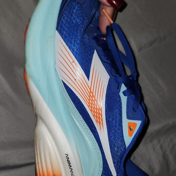 Diadora Shoes - Diadora Women's Blue and Orange Athletic Shoes